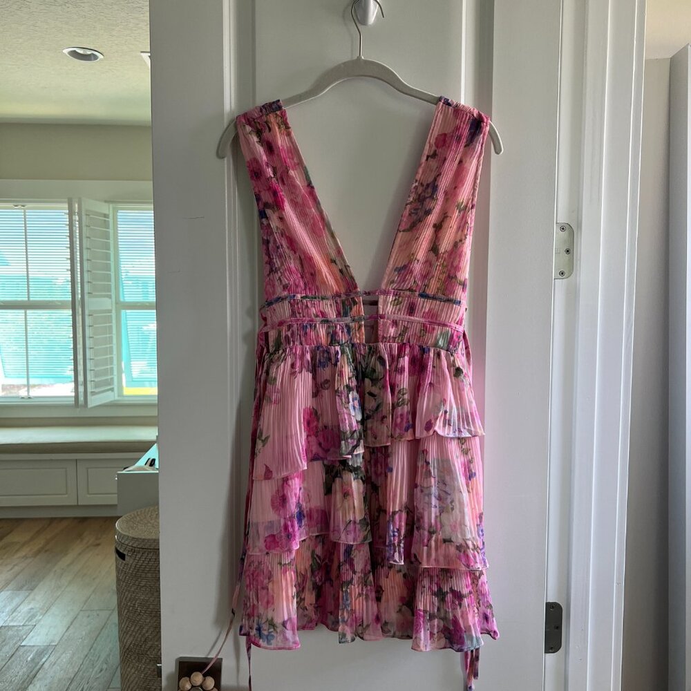 Rococo Sand Mist Ruffle Dress - Picture 7 of 7